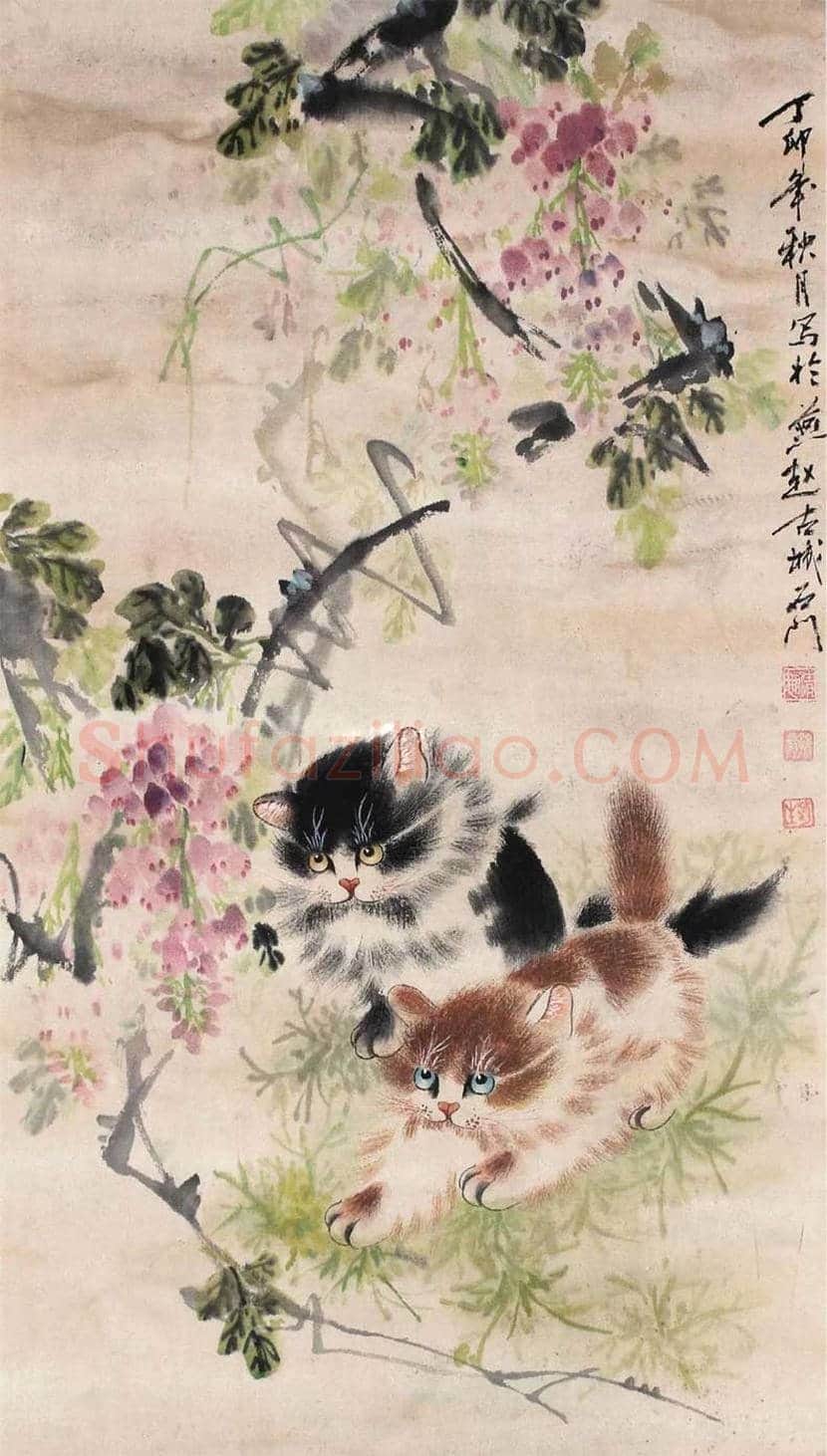 名家画猫作品欣赏 | 书画文摘