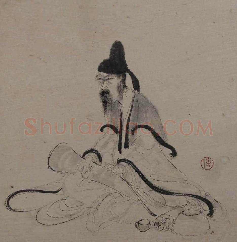 傅抱石《人物册页》图赏 | 著名国画欣赏