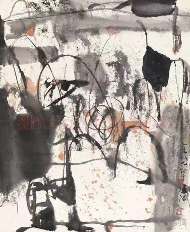 卢沉水墨人物画作品欣赏 | 书画资料