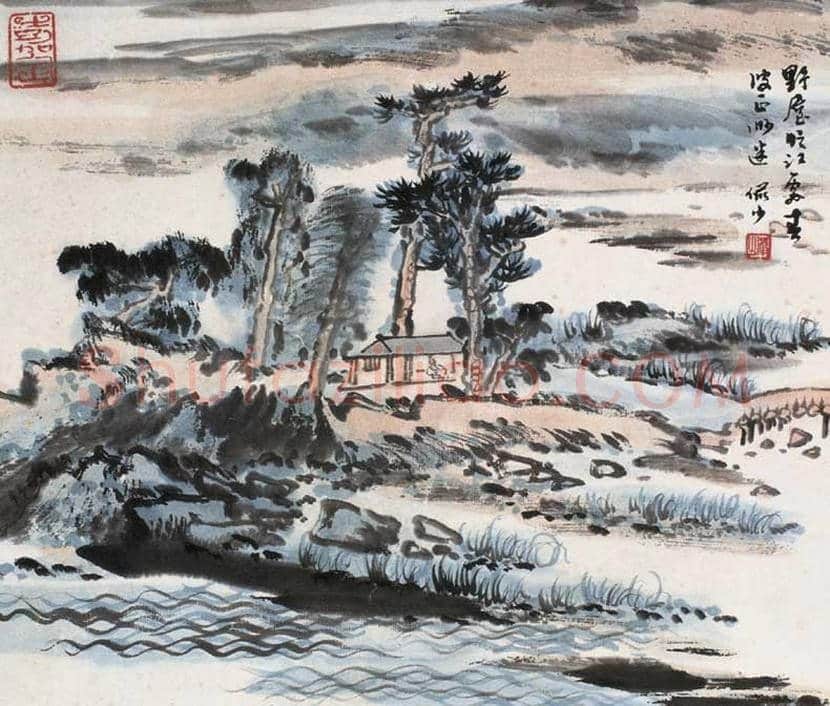 陆俨少山水画作品欣赏 | 书画学堂