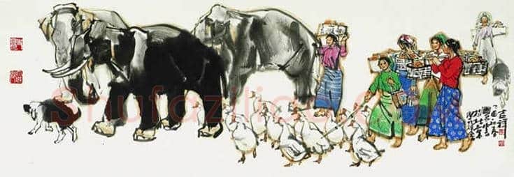 画僧史国良作品欣赏 | 书画知识