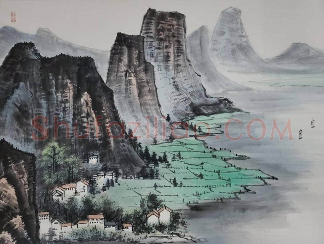 天下第一景——李可染《漓江山水甲天下》 | 国画作品