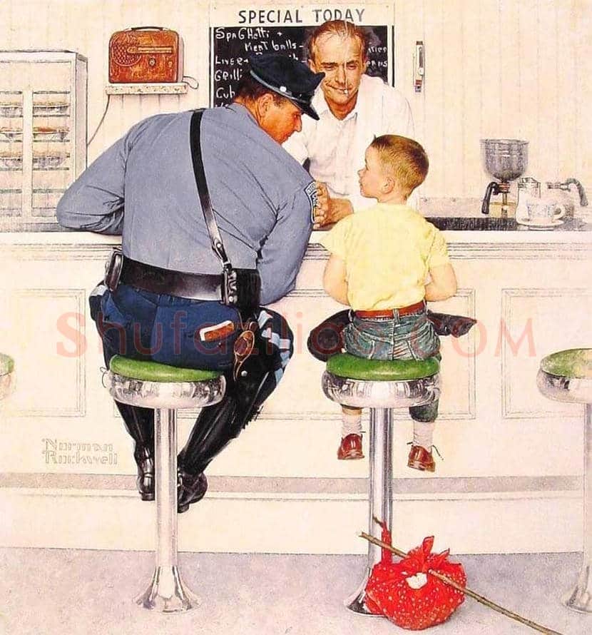 美国插画师|诺曼·洛克威尔作品欣赏 | 书画科普