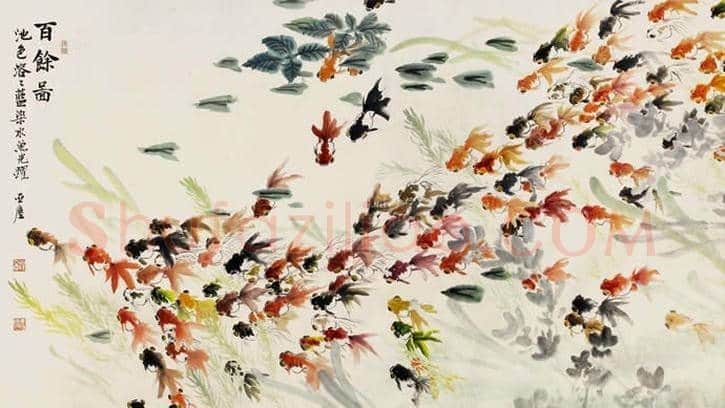 被市场低估的天才画家汪亚尘先生：金鱼作品欣赏 | 书画讲解
