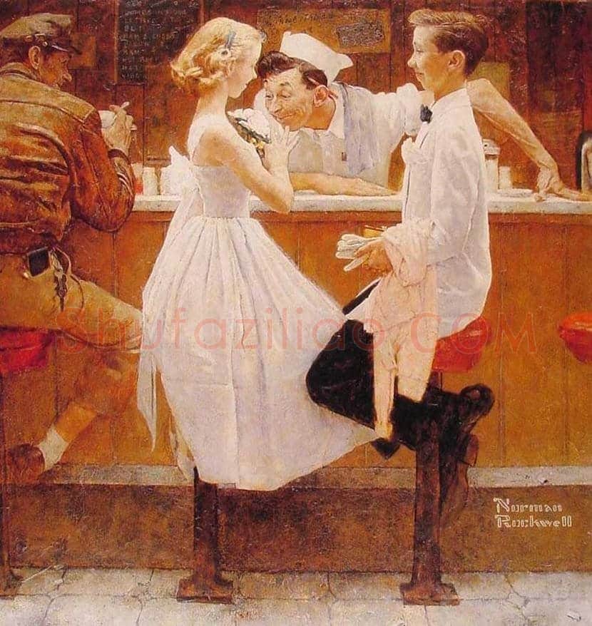 美国插画师|诺曼·洛克威尔作品欣赏 | 书画科普