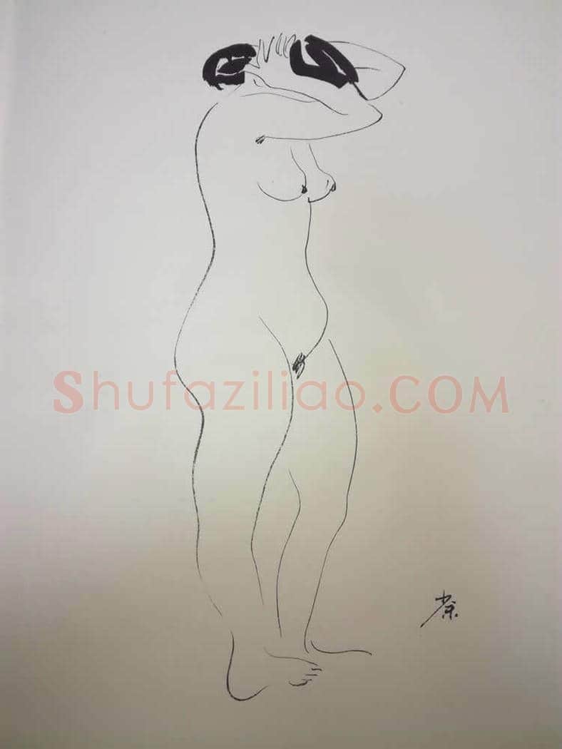 吴冠中速写册页，十三开 | 国画图片