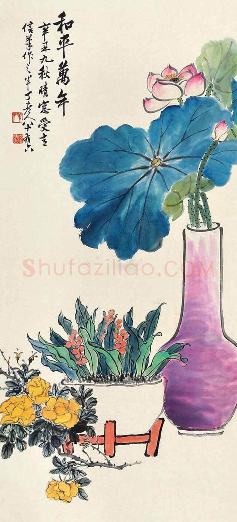 陈半丁花鸟作品欣赏 | 书画文摘