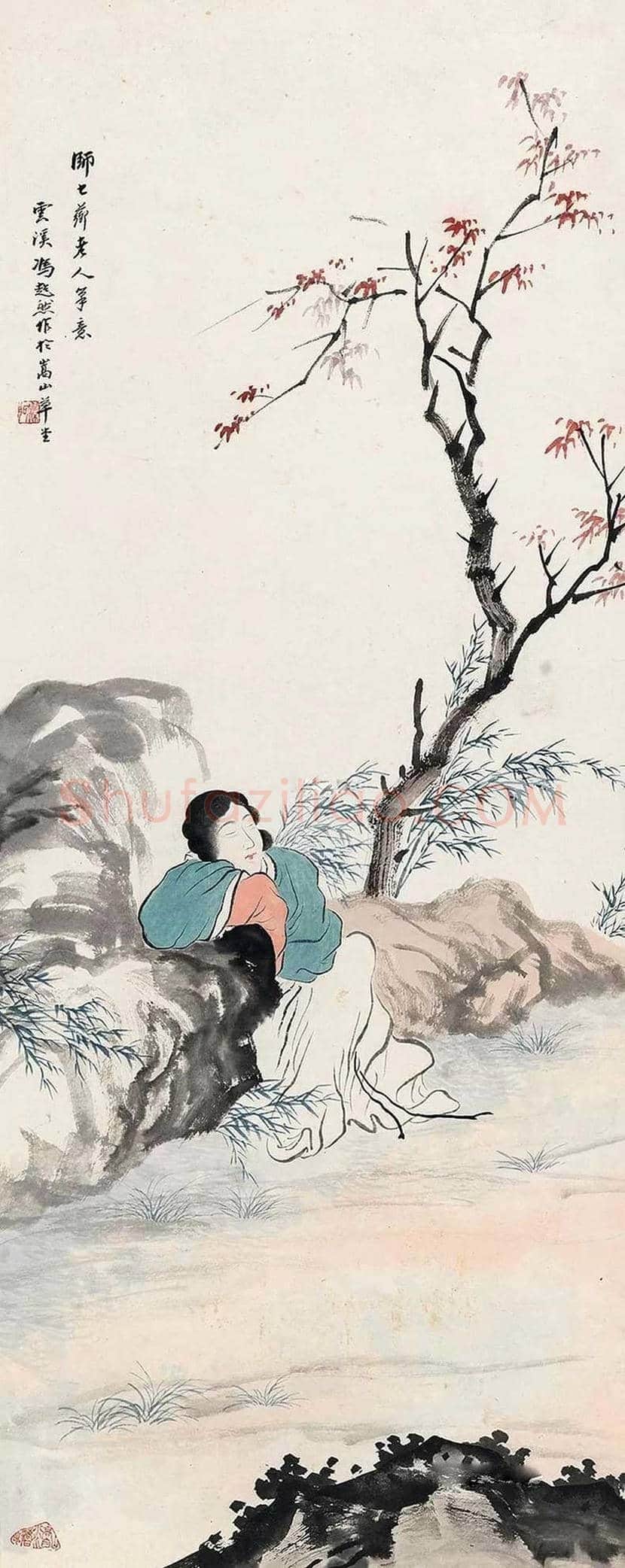 冯超然仕女画欣赏 | 书画常识