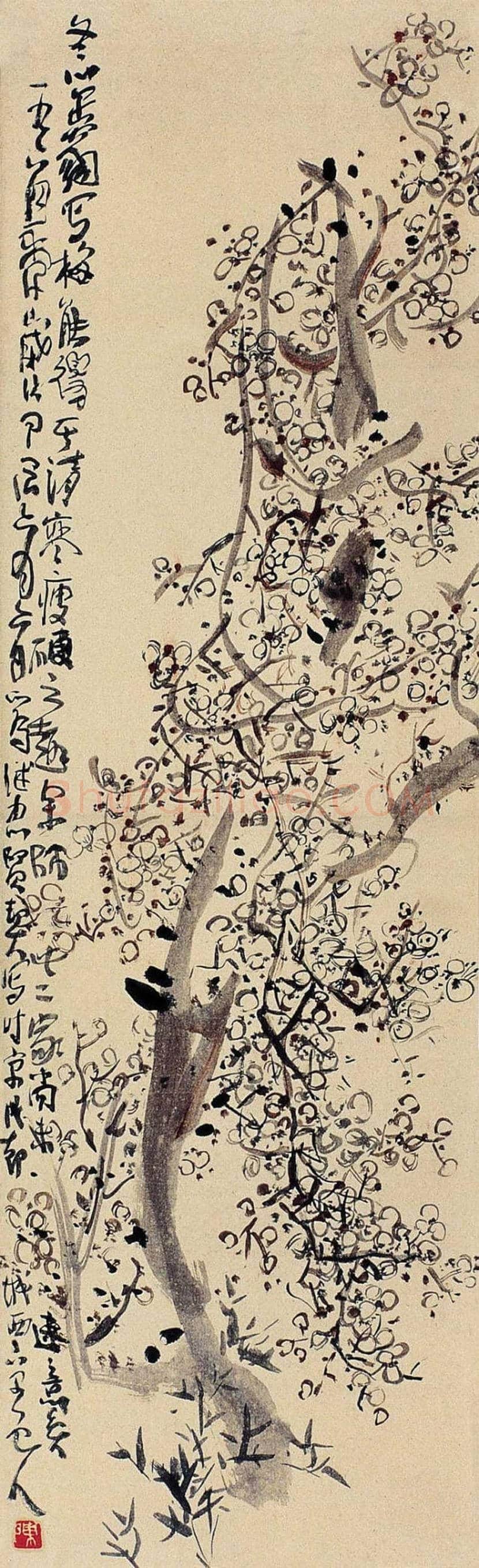 陈子庄花鸟画作品欣赏 | 书画学堂