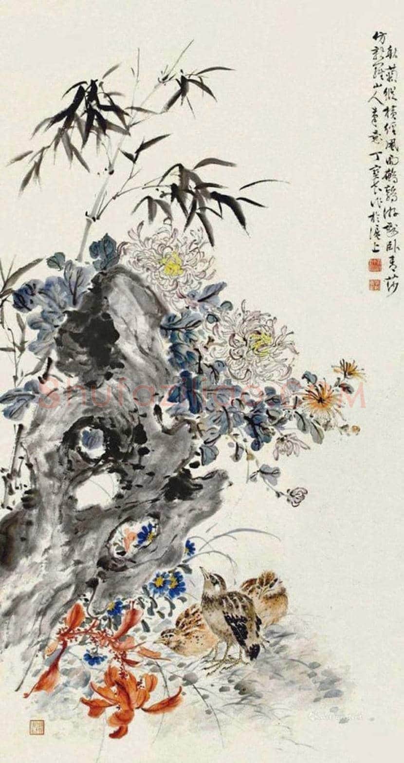 丁宝书花鸟画作品欣赏 | 书画科普