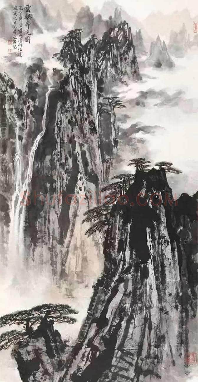 傅抱石等金陵五大家山水画作品欣赏 | 书画文摘
