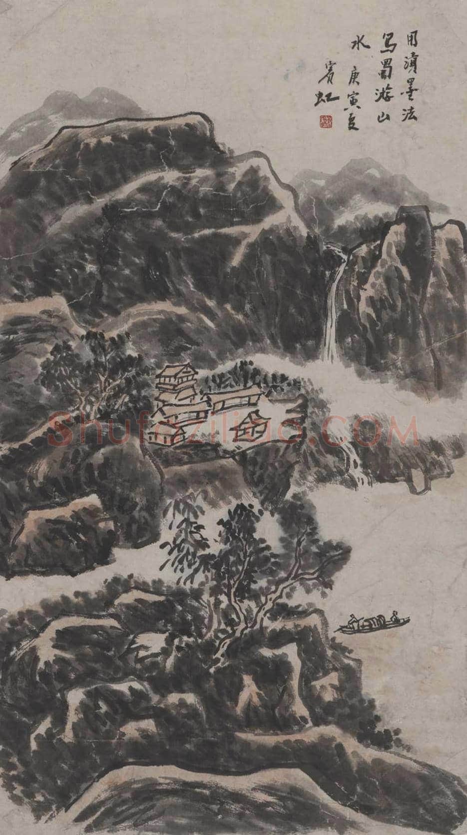 黄宾虹绘画作品欣赏 | 书画讲解