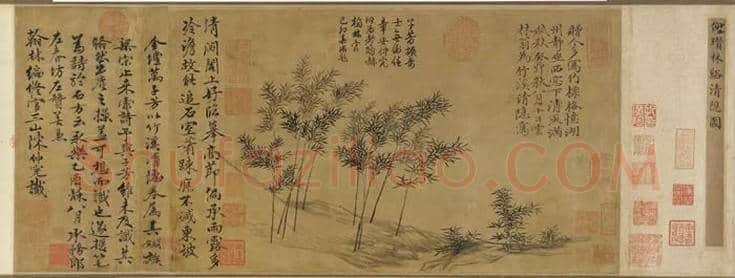 元四家之一的倪瓒《虞山林壑图》 | 书画学堂