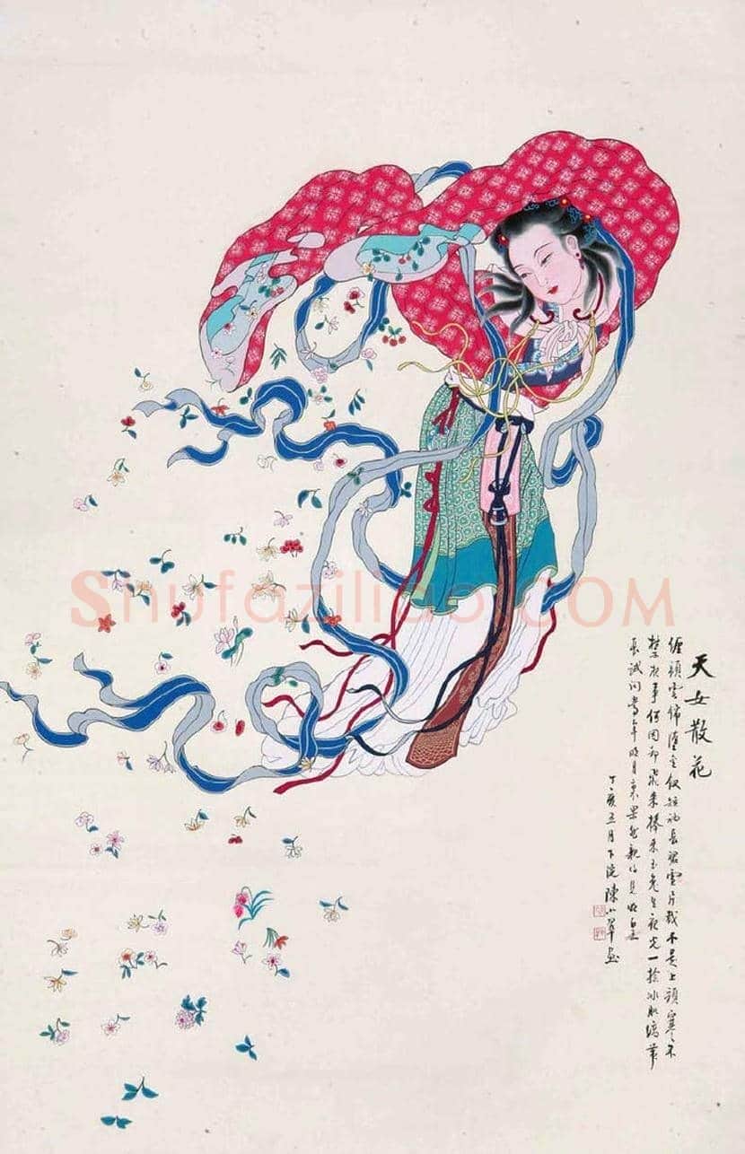 陈小翠人物作品欣赏 | 书画科普
