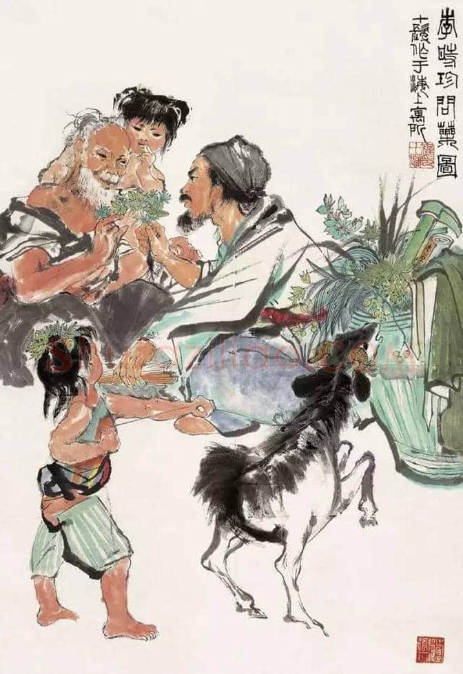 程十发最美人物画欣赏 | 书画知识