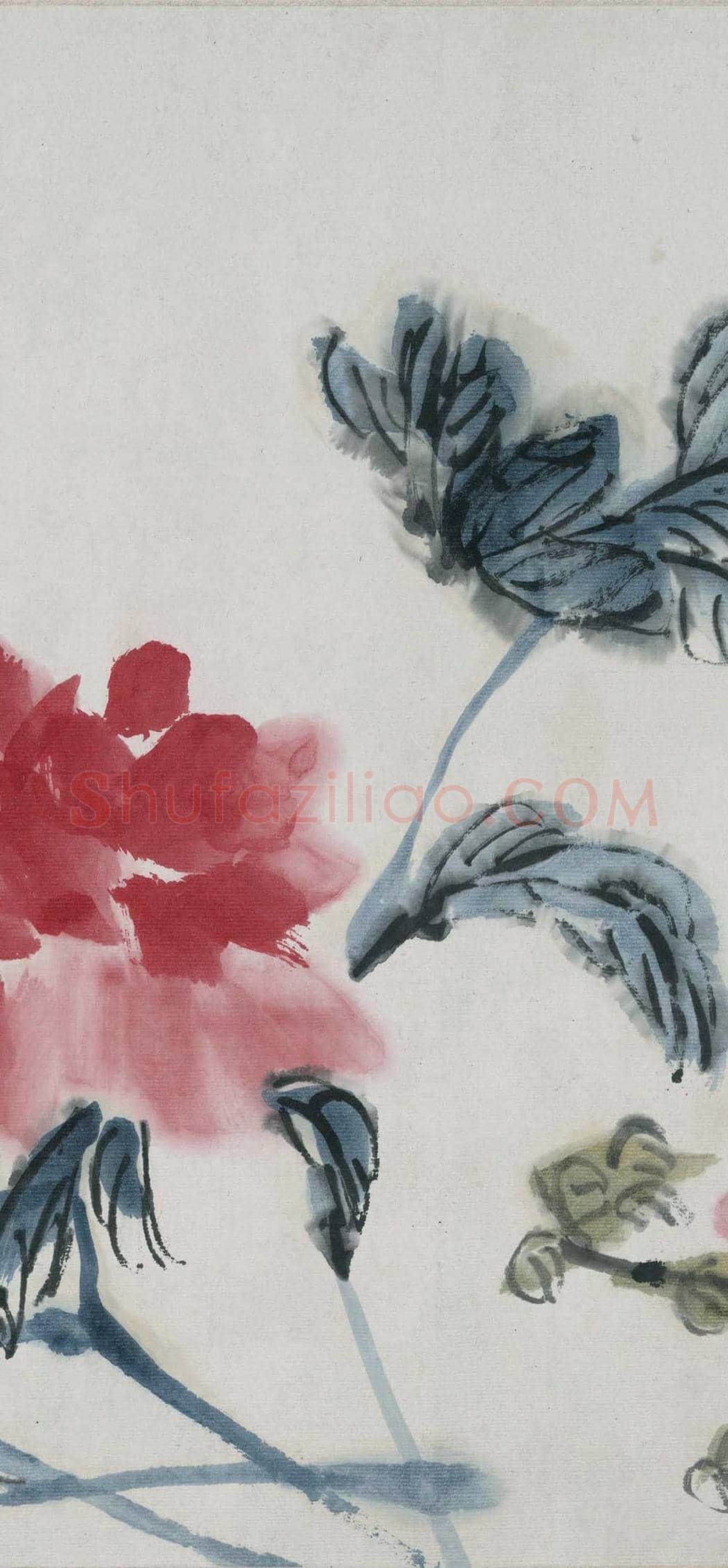 齐白石《折枝花卉长卷》 图赏 | 著名国画图片