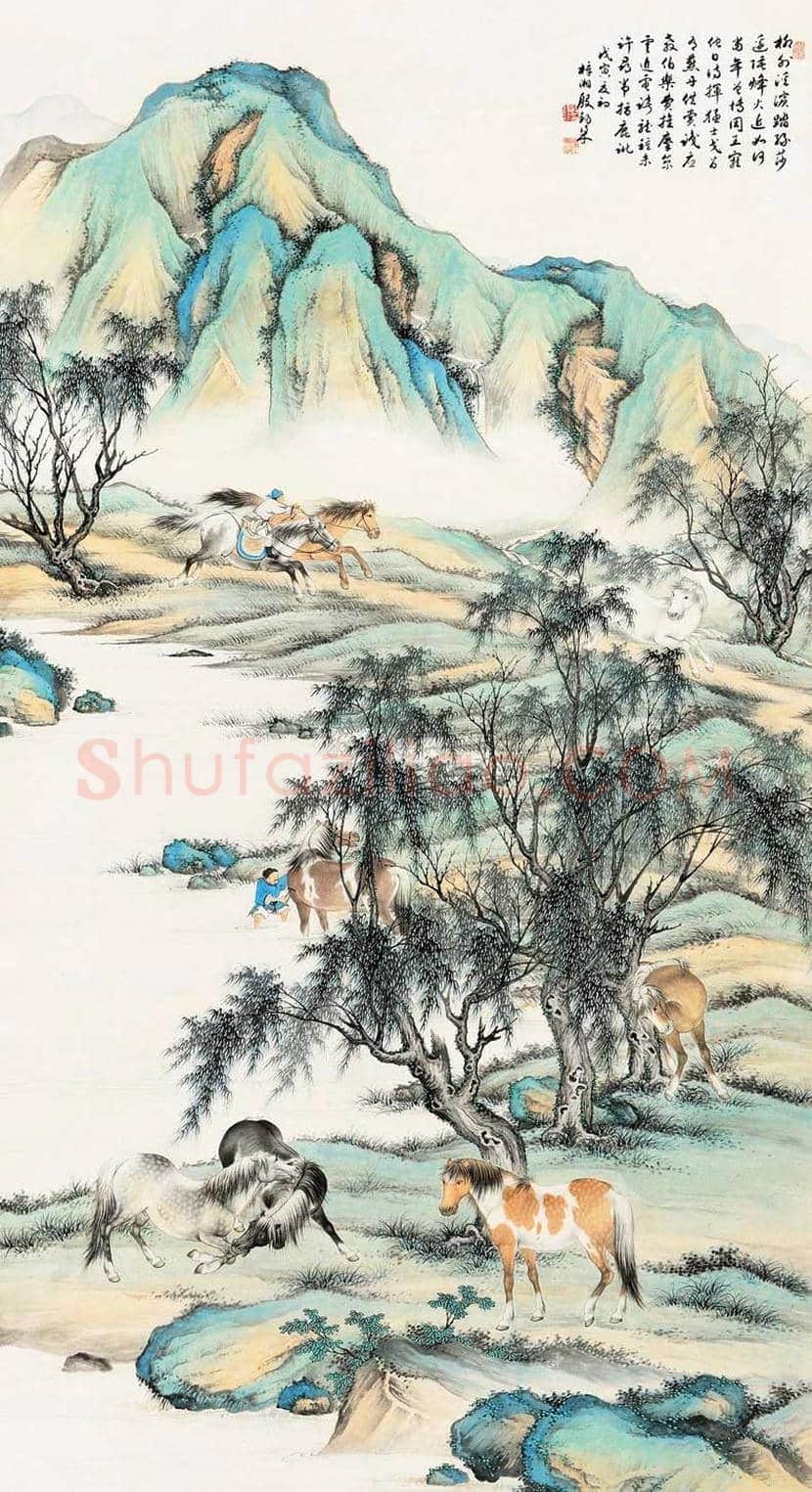 殷梓湘作品欣赏 | 书画科普