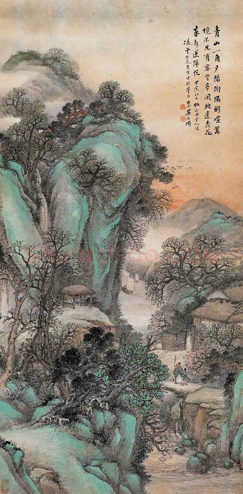 吴石仙山水画欣赏 | 书画科普