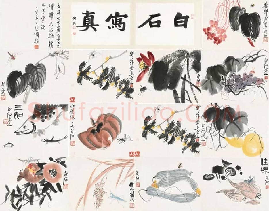 齐白石拍卖最贵的花鸟画都有哪些？ | 书画百科