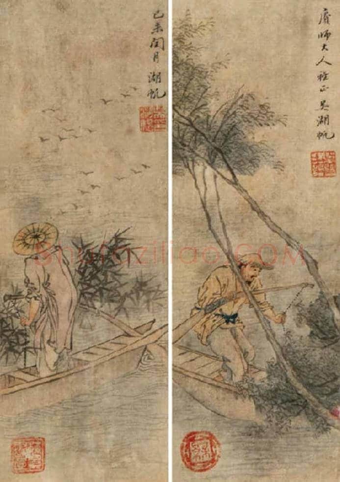 吴湖帆人物画欣赏 | 书画资料
