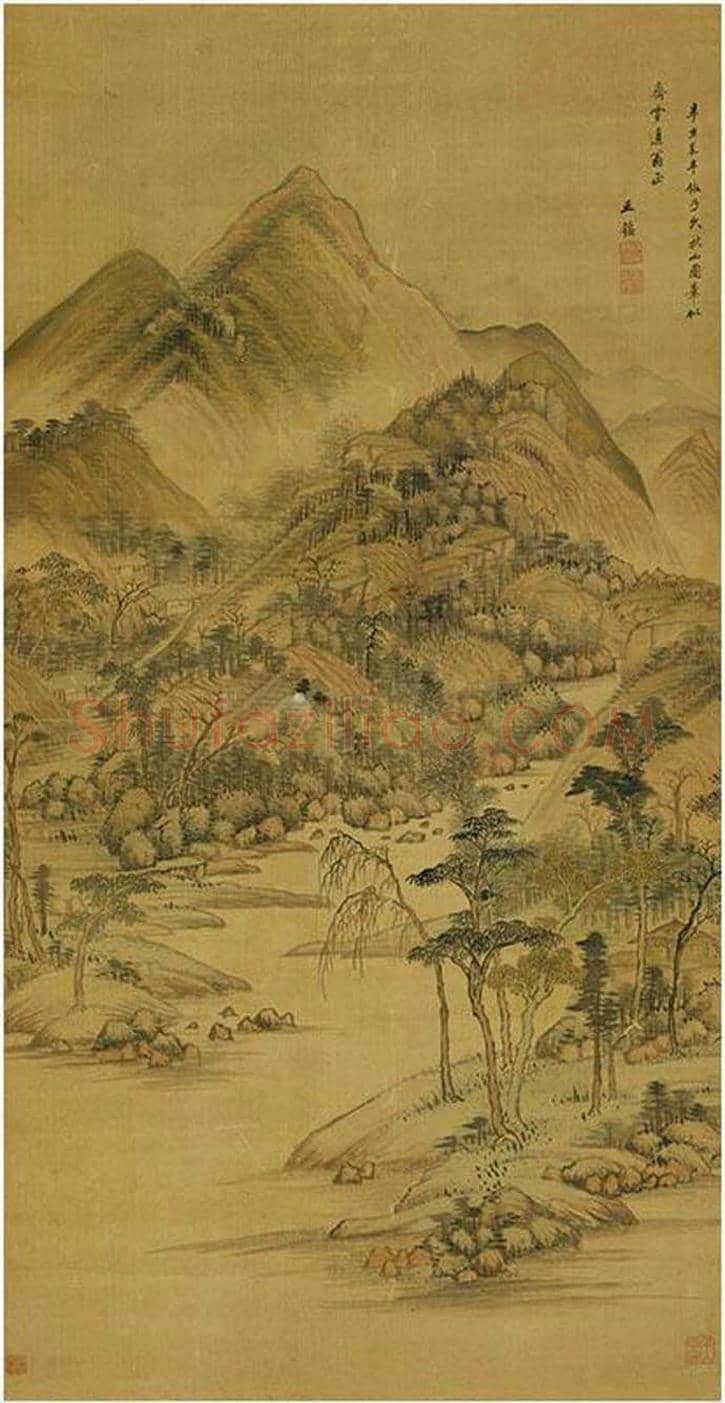 王鉴山水画价格,多少钱一平尺? | 书画讲解