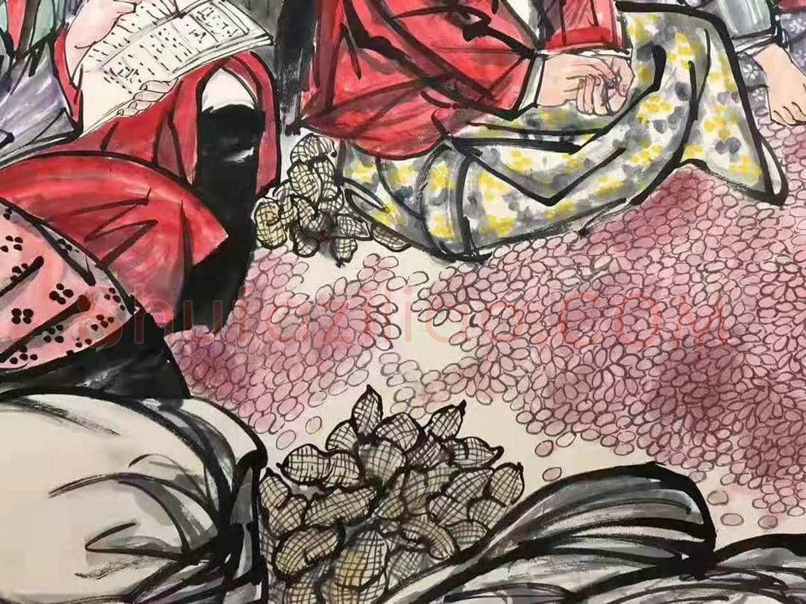 黄胄名篇巨制《选良种》,惊艳登场! | 国画赏析