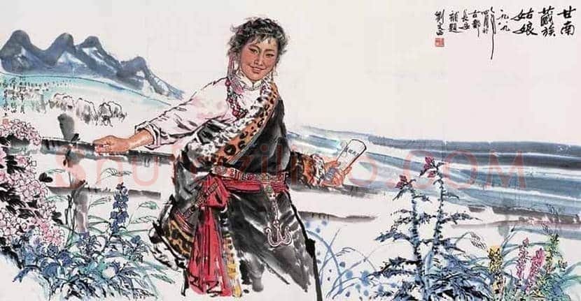 刘文西笔下的少女图赏及拍卖价格 | 书画科普