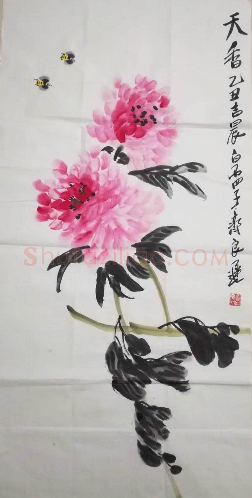 白石四子-齐良迟作品《天香》 | 国画赏析