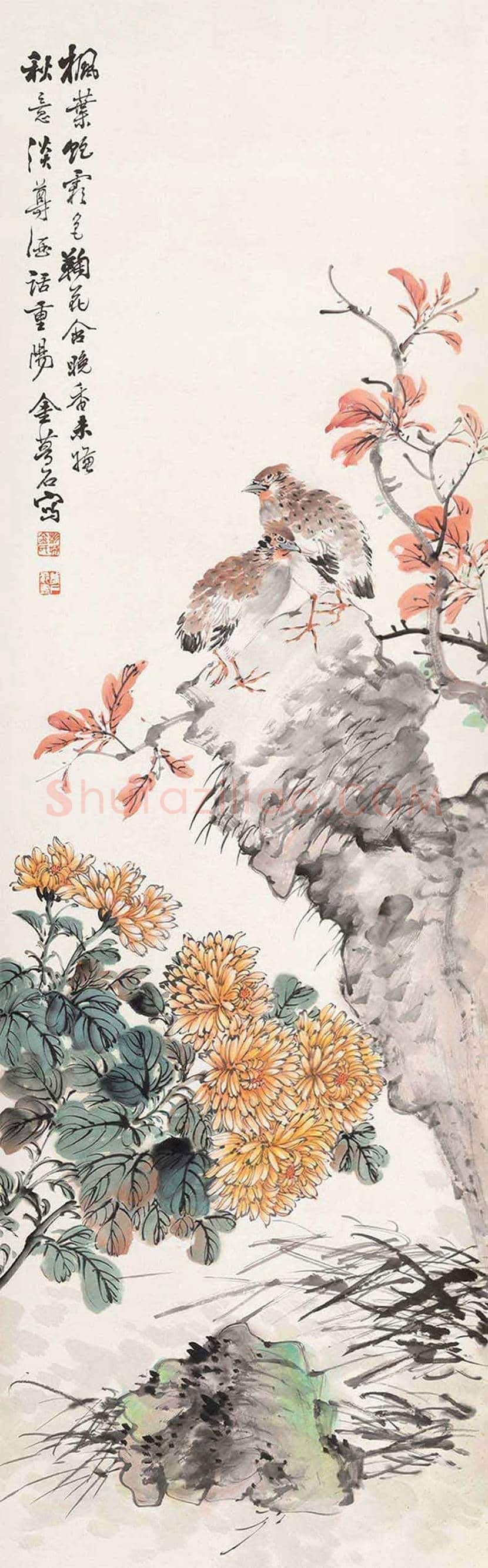 金梦石花鸟画欣赏 | 书画讲解