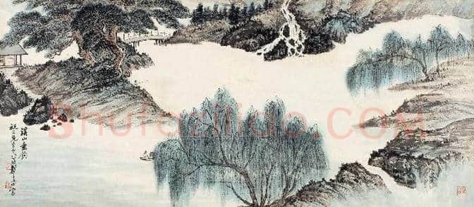 郑午昌画笔下的杨柳 | 书画文摘