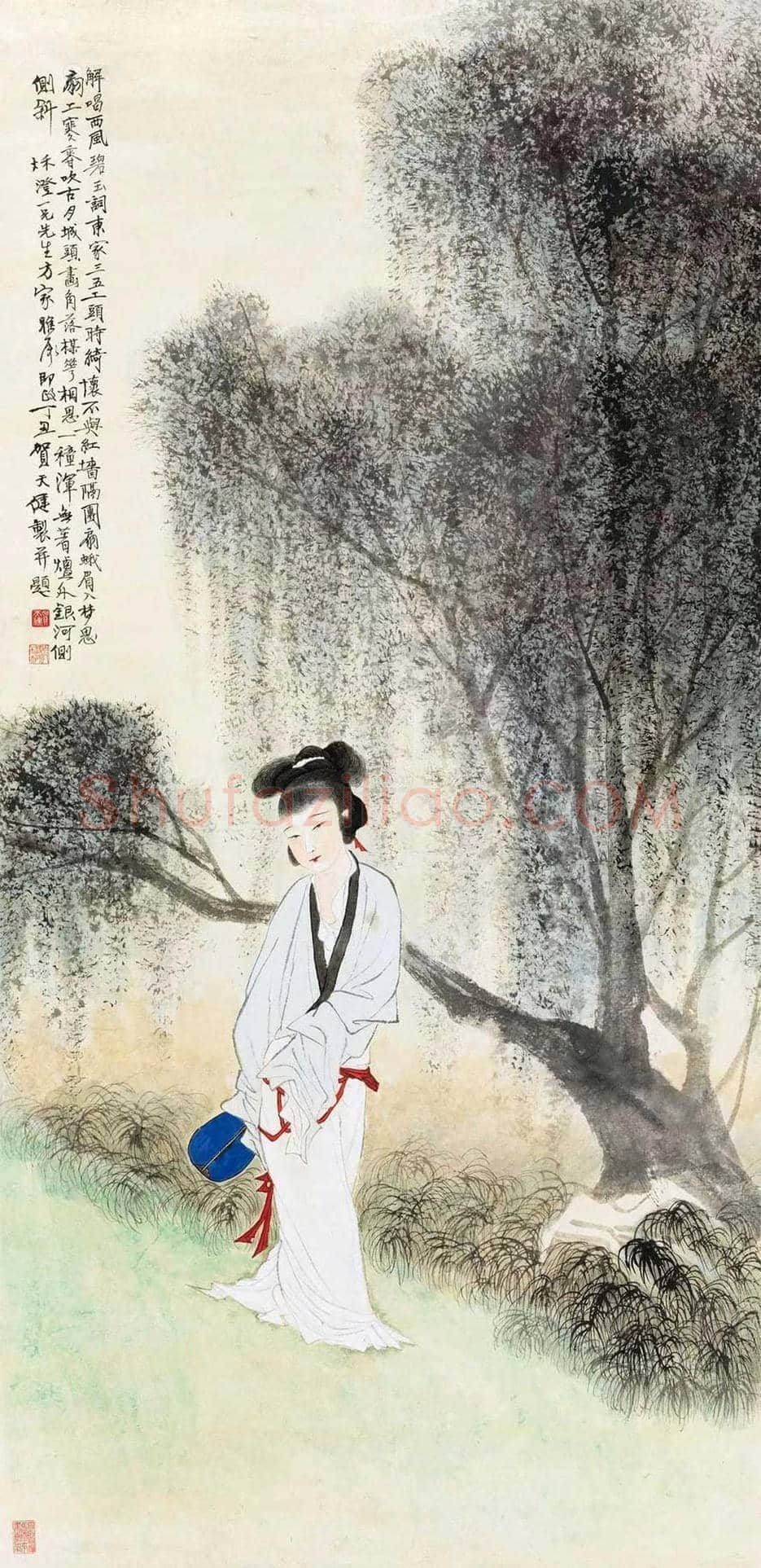 贺天健作品价格，多少钱一平尺？ | 书画常识