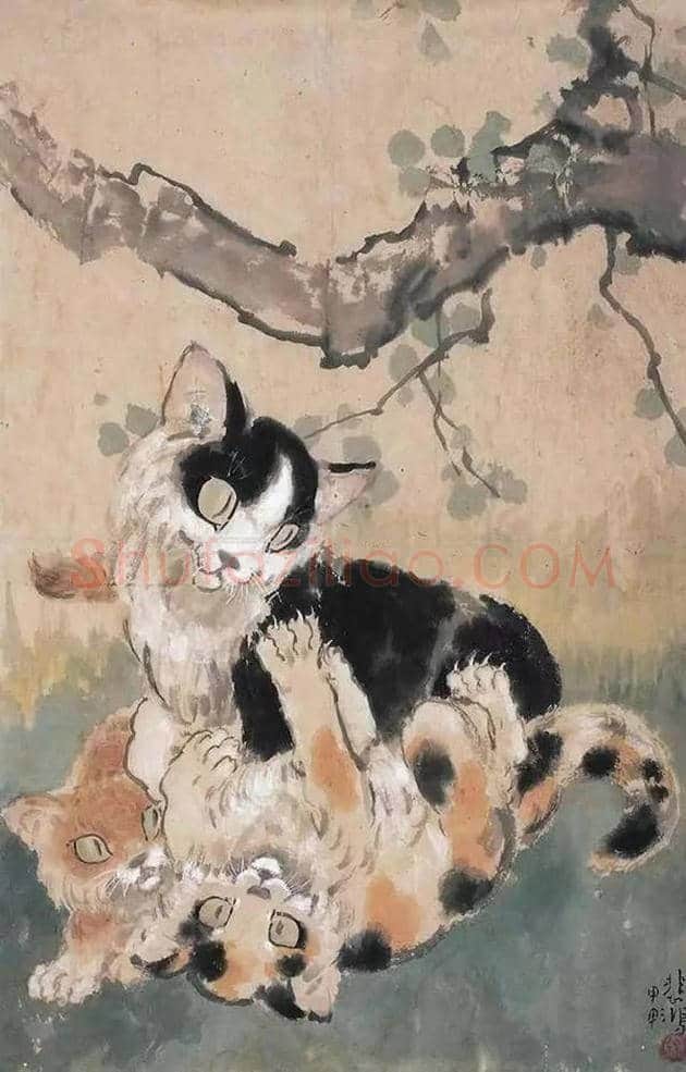 徐悲鸿笔下的46幅家畜图,形象生动 | 书画文摘