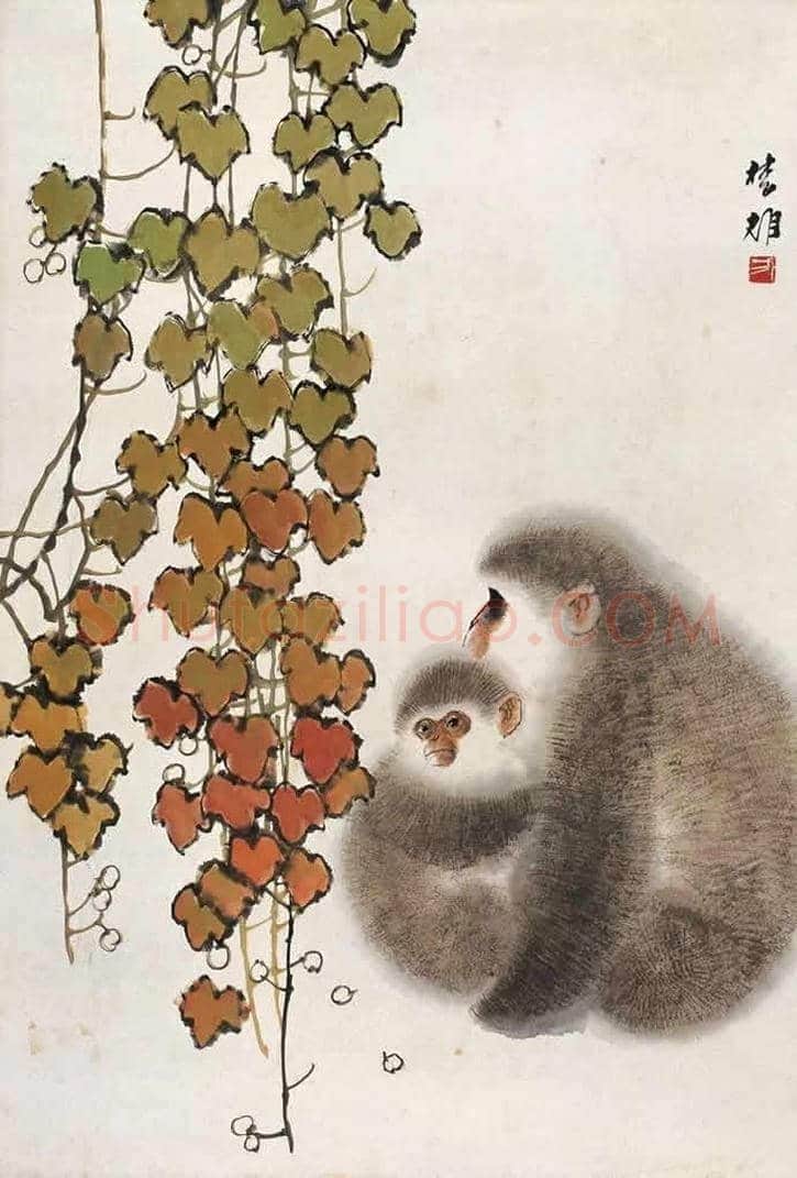 方楚雄工笔动物欣赏,很有乡土气息 | 书画资料