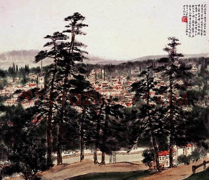 傅抱石山水画高清大图，美醉了！ | 书画科普