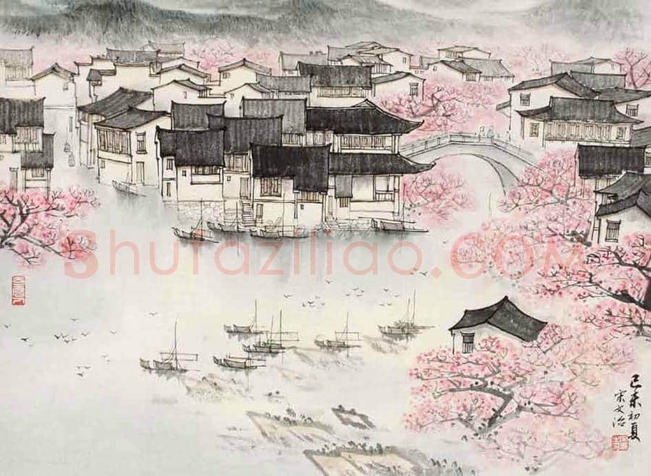 宋文治江南春色系列作品，太美了！ | 书画常识