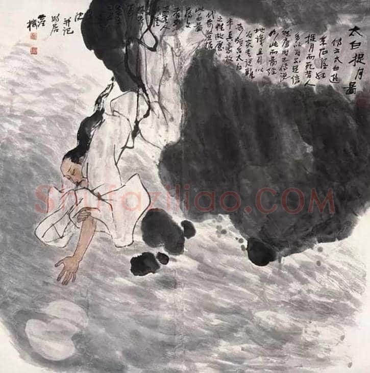 卢沉水墨人物画作品欣赏 | 书画资料