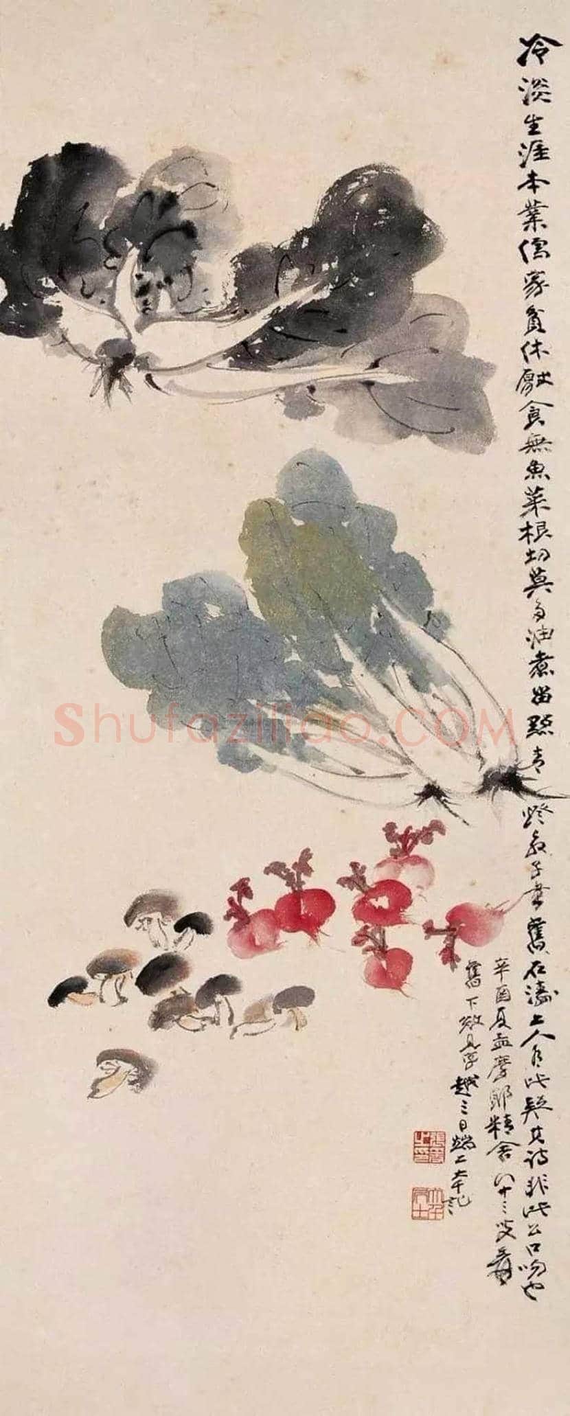 名家笔下的白菜画,百看不厌! | 书画讲解