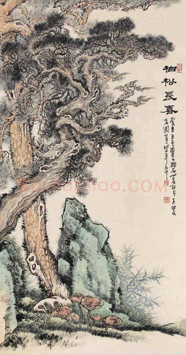 绘画奇人黄秋园作品欣赏(100幅) | 书画百科