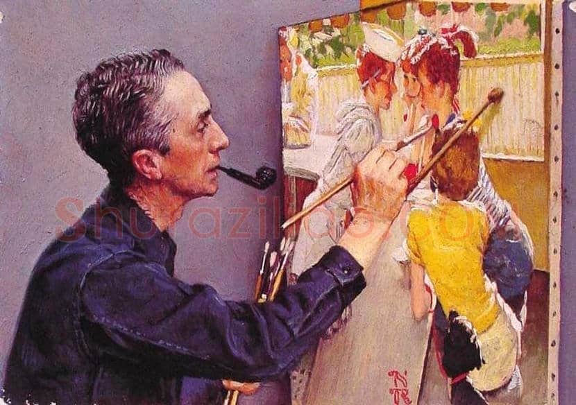 美国插画师|诺曼·洛克威尔作品欣赏 | 书画科普