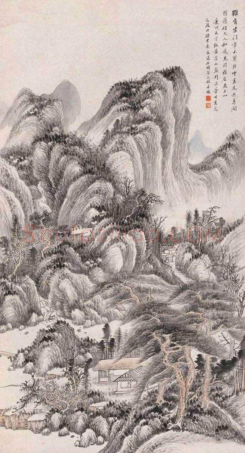 张石园山水画作品欣赏 | 书画文摘