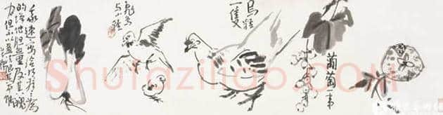 王明明儿童时期画作欣赏 | 书画学堂