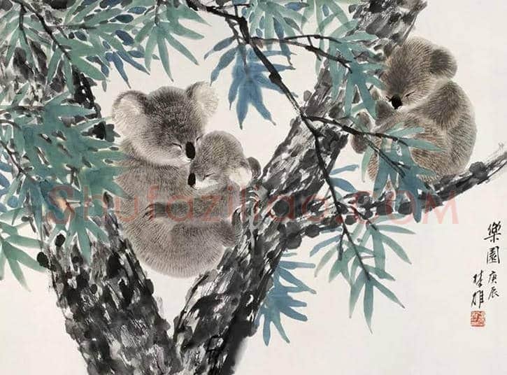 方楚雄工笔动物欣赏,很有乡土气息 | 书画资料
