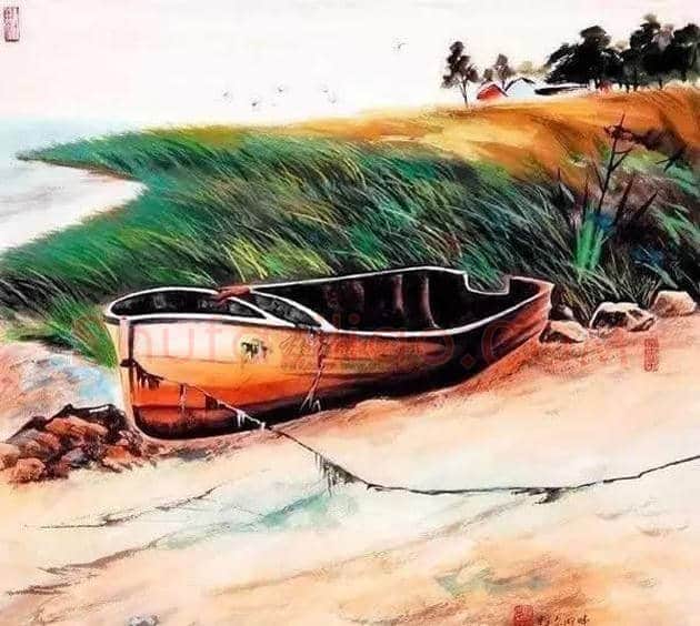 吴冠中笔下的船，充满着诗情画意 | 书画百科