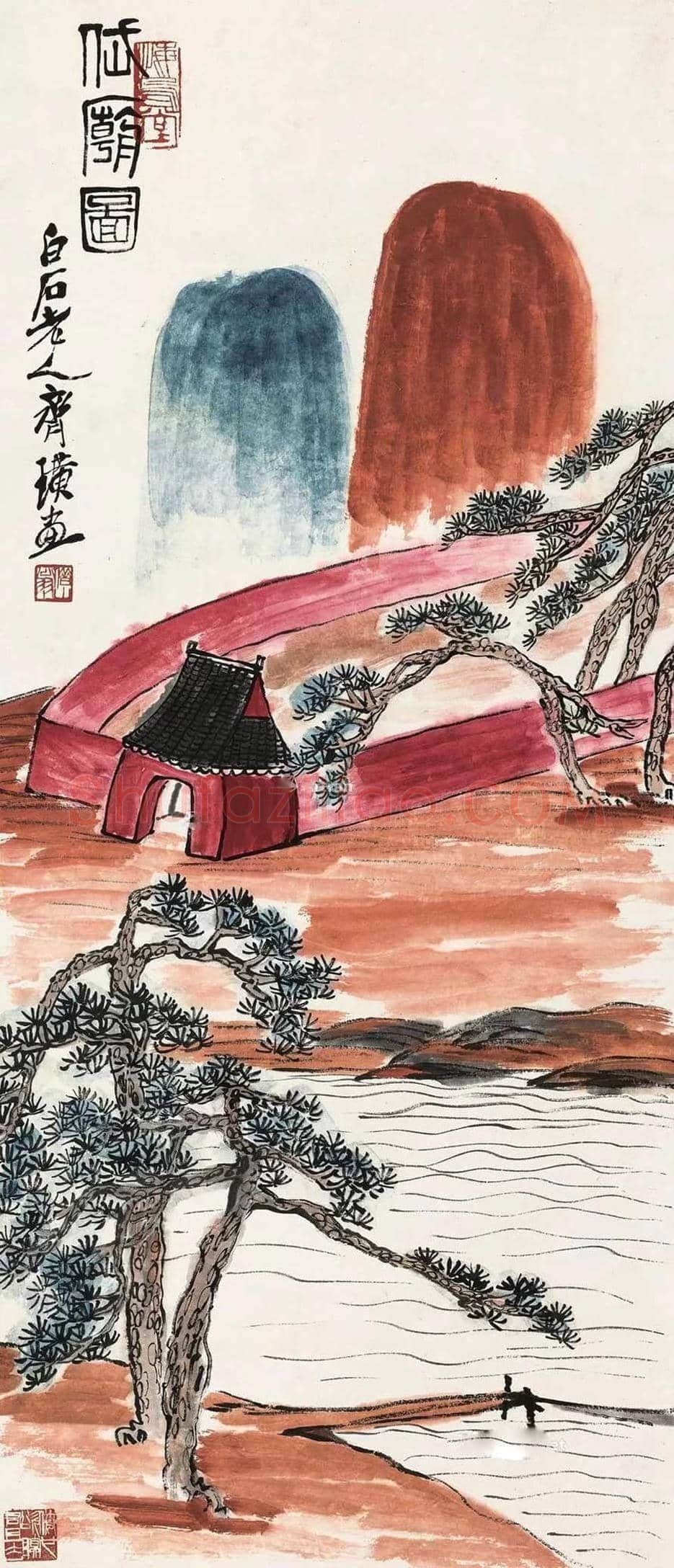 齐白石山水画成交价格Top20 | 书画资料