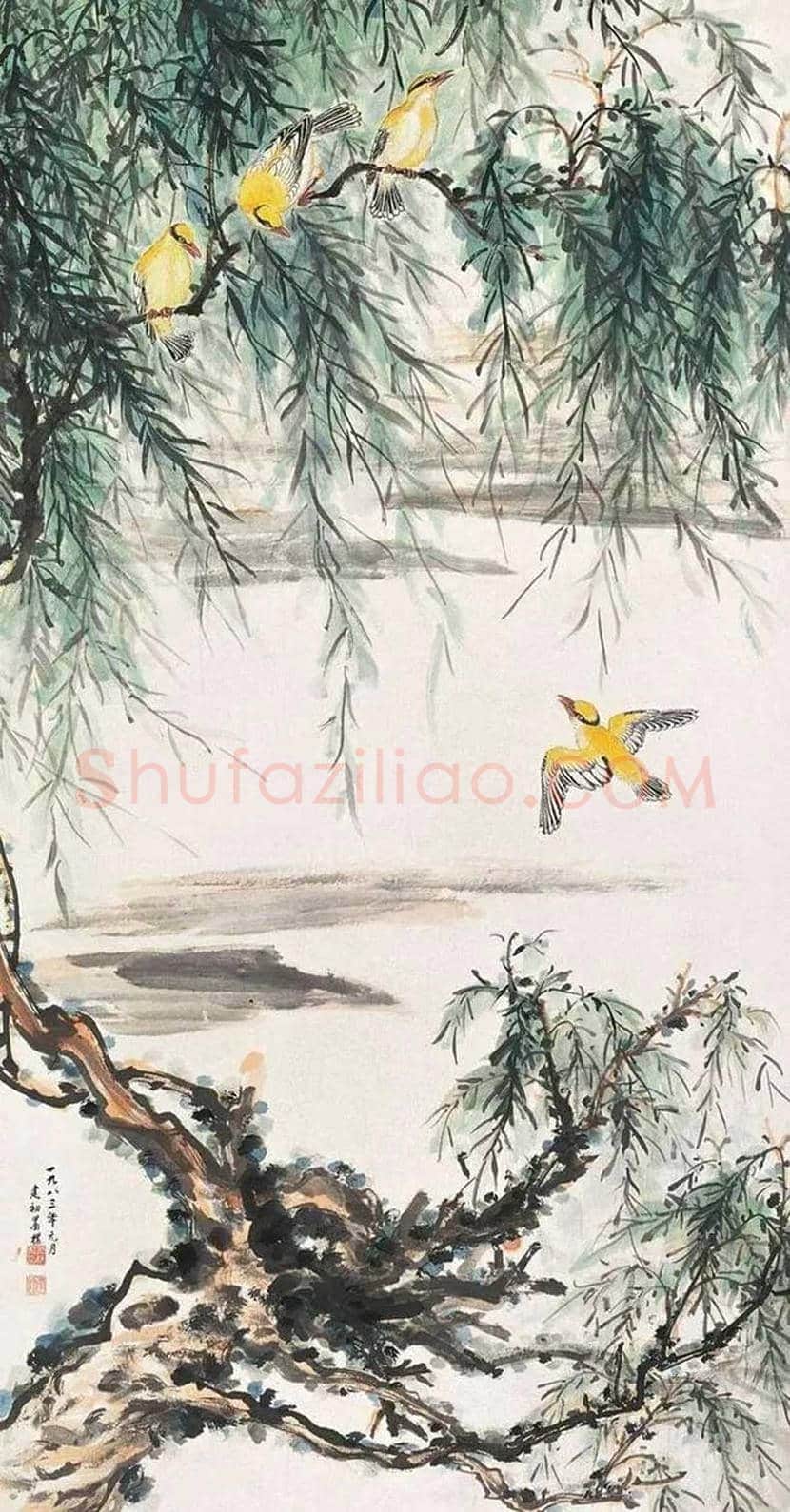 萧建初作品欣赏 | 书画学堂