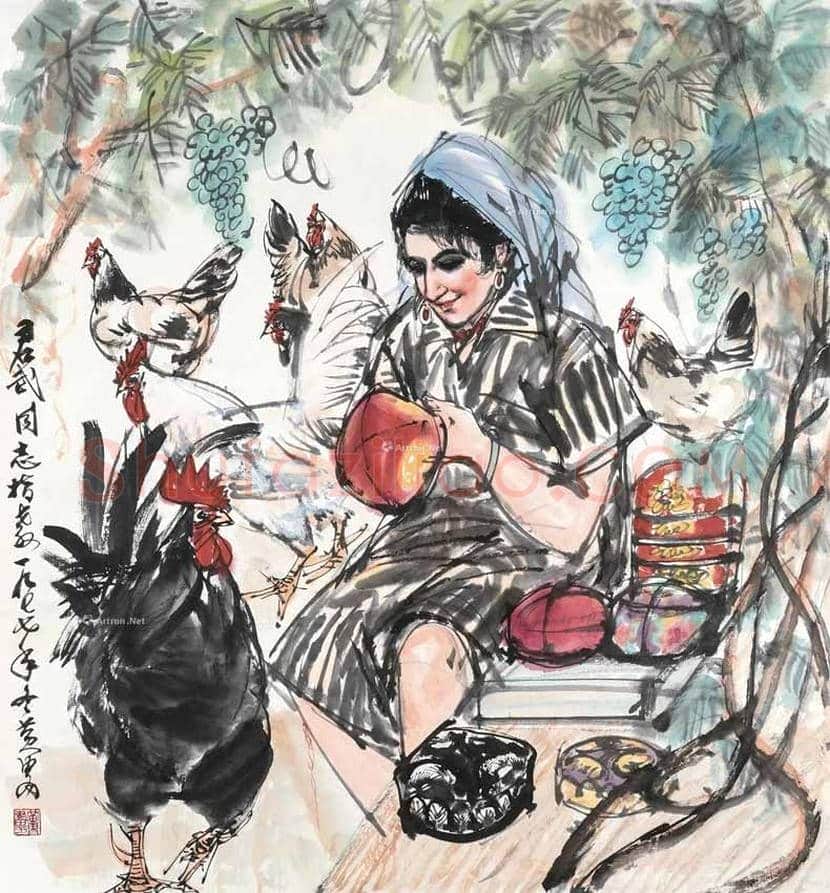2018年黄胄作品拍卖价格TOP20 | 书画知识