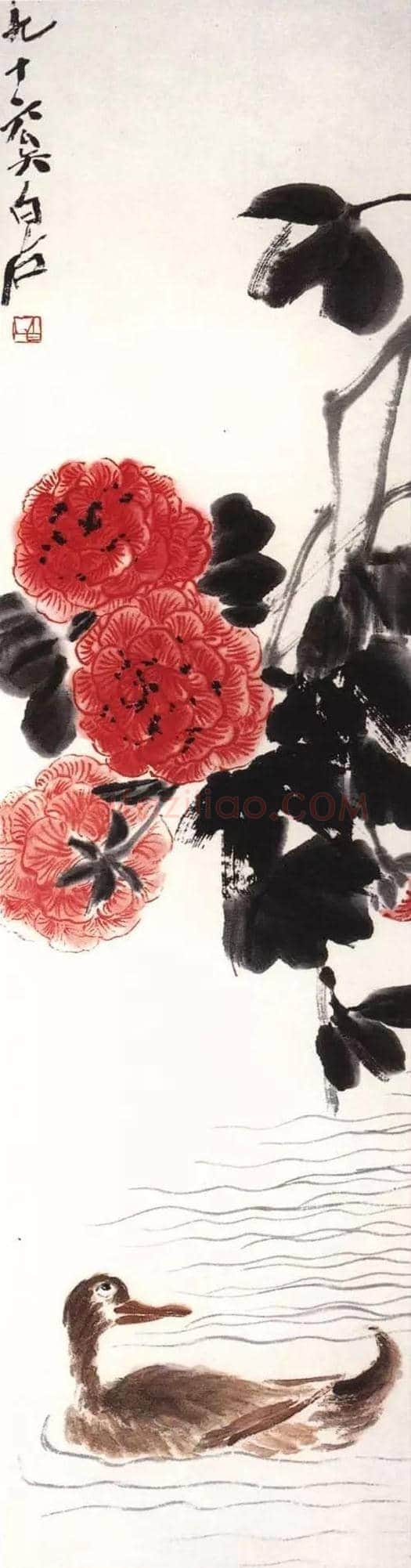 谢稚柳等名家笔下芙蓉花开 | 书画百科