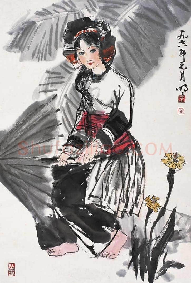 王明明人物画之时装人物少女篇 | 书画百科