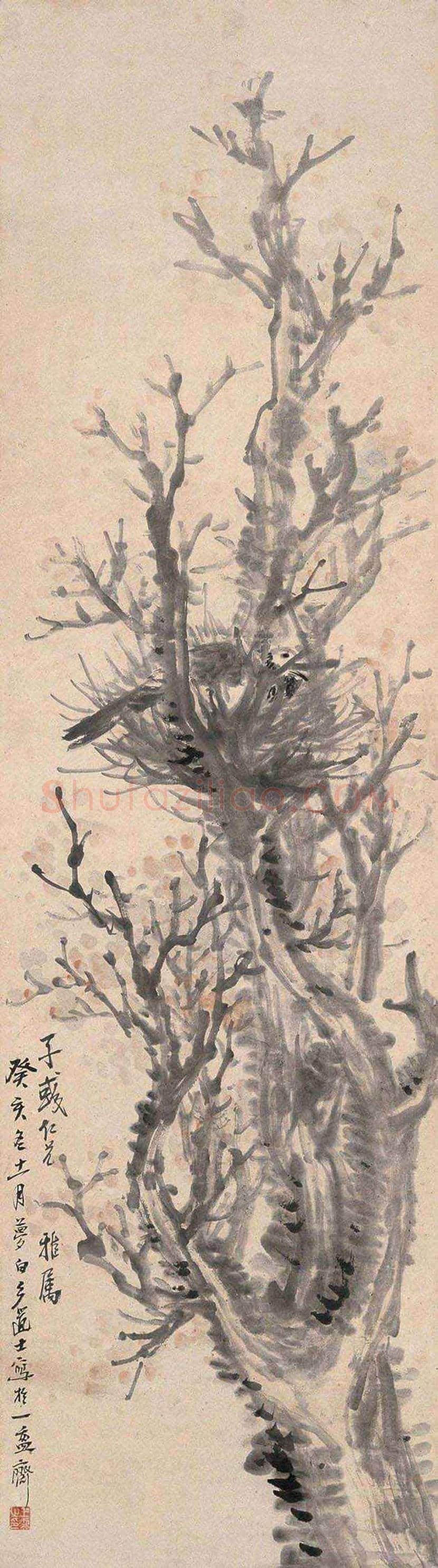 王梦白花鸟画作品欣赏 | 书画讲解