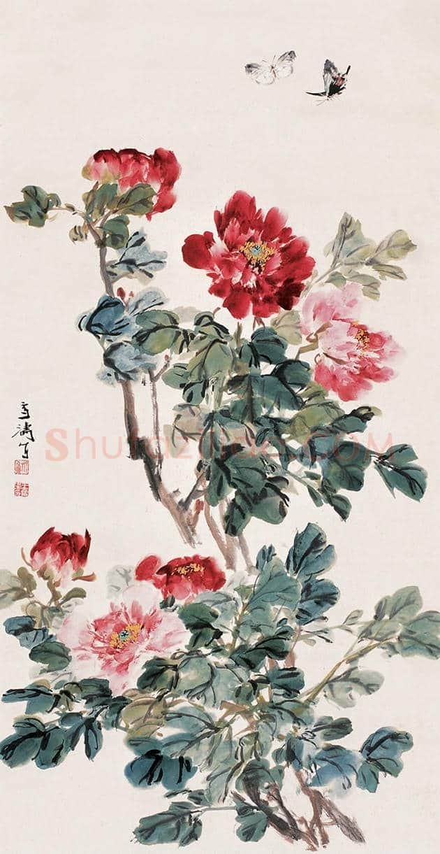 王雪涛国画牡丹欣赏 | 书画学堂